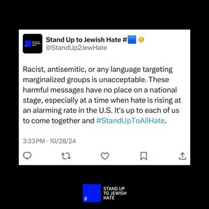 Image post by @standuptojewishhate on Instagram