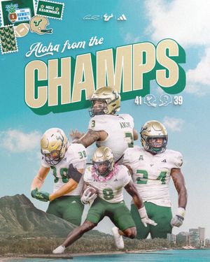 Image post by @USFFootball on Twitter