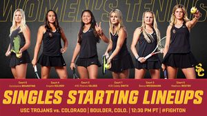 Image post by @uscwomenstennis on Instagram