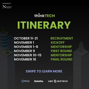 Image post by @ubcbiztech on Instagram