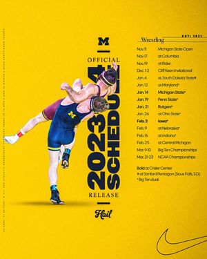 Image post by @umichwrestling on Instagram