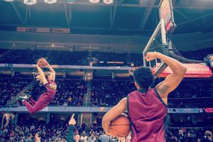 Image post by @CavsEntertainmentTeams on Facebook