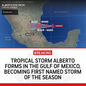 Image post by @AccuWeather on Facebook