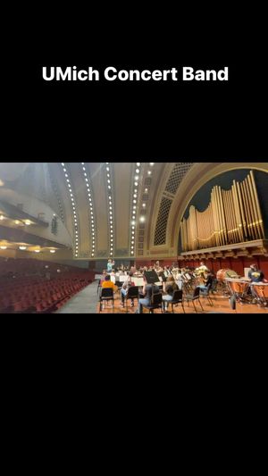 Video post by @umichbands on Facebook