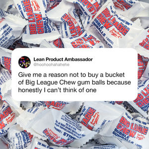 Image post by @bigleaguechewgum on Instagram