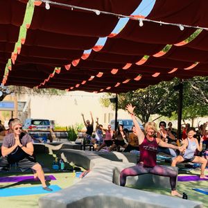 Image post by @yogapartylive on Instagram