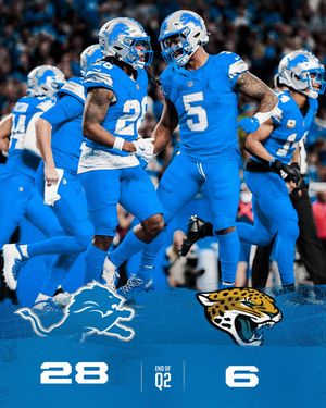 Image post by @Lions on Twitter