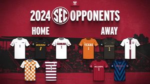 Image post by @RazorbackSoccer on Twitter