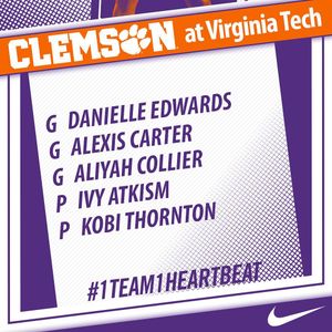 Image post by @clemsonwbb on Instagram