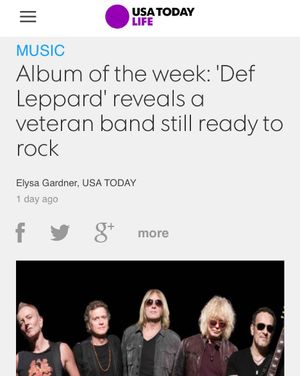 Image post by @defleppard on Instagram