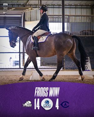 Image post by @tcuequestrian on Instagram