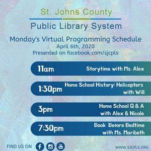 Image post by @stjohnscountylibrary on Instagram