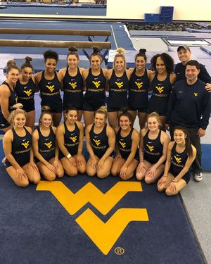 Image post by @wvugymnastics on Instagram