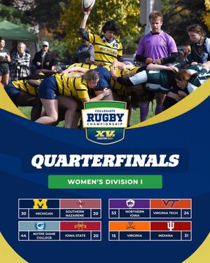 Image post by @nationalcollegiaterugby on Instagram