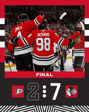 Image post by @NHLBlackhawks on Twitter
