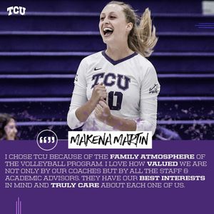 Image post by @tcuvolleyball on Instagram