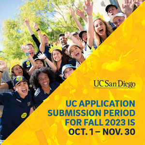 Image post by @ucsdadmissions on Instagram