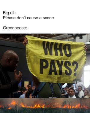 Image post by @greenpeace on Instagram