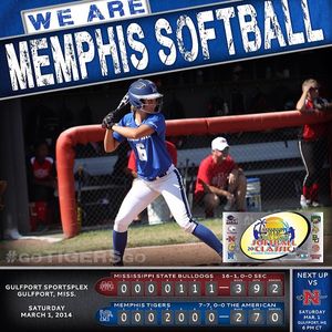 Image post by @memphissoftball on Instagram