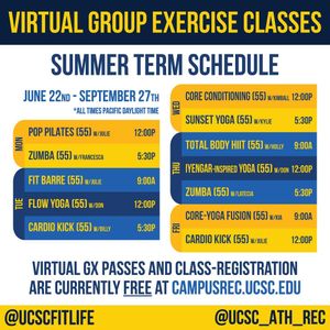 Image post by @ucsc_athrec on Instagram