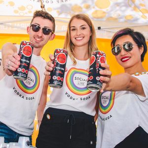 Image post by @sociallitevodka on Instagram