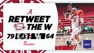 Image post by @ua_athletics on Twitter