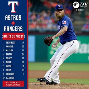 Image post by @rangersdetexas on Facebook