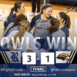 Image post by @ricevolleyball on Instagram