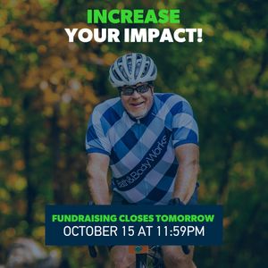 Image post by @Pelotonia on Twitter