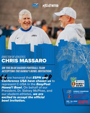 Image post by @MTAthletics on Twitter