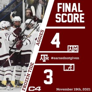 Image post by @tamuicehockey on Instagram