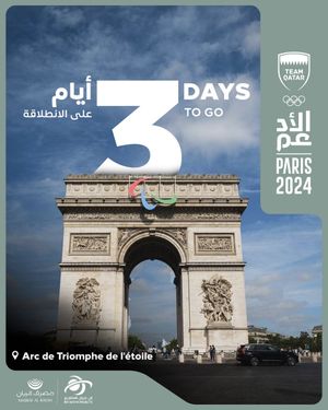 Image post by @qatar_olympic on Twitter/X