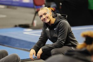 Image post by @IowaGymnastics on Twitter