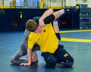 Image post by @umichwrestling on Instagram