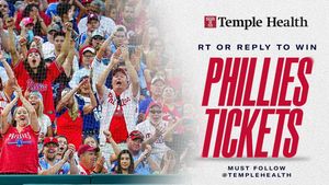Image post by @Phillies on Twitter