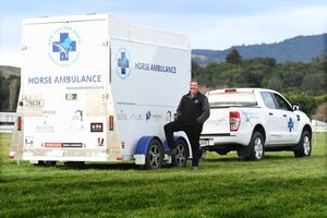 Image post by @NZHorseAmbulanceTrust on Facebook