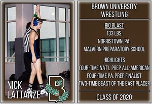 Image post by @brownu_wrestle on Instagram