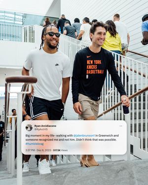 Image post by @nyknicks on Instagram