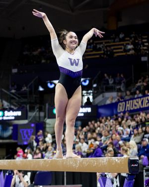 Image post by @uwgymnastics on Instagram