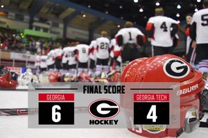 Image post by @UGAHockey on Twitter