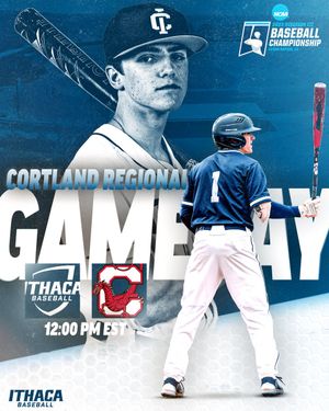 Image post by @Ithaca_Baseball on Twitter
