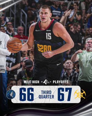 Image post by @nuggets on Twitter