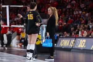 Image post by @IowaVolleyball on Twitter