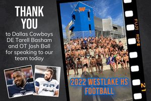 Image post by @westlakewarriorsfootball on Instagram