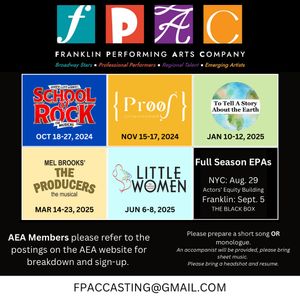 Image post by @franklin.performing.arts.co on Instagram