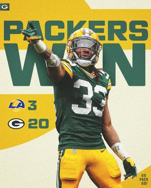 Image post by @packers on Twitter