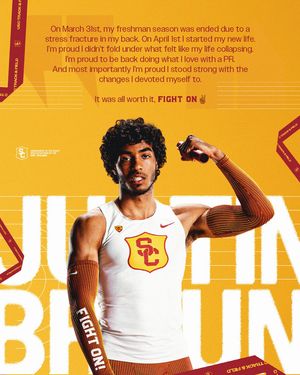 Image post by @usc_track_field on Instagram