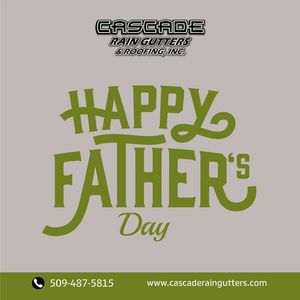 Image post by @CascadeRainGuttersInc on Facebook