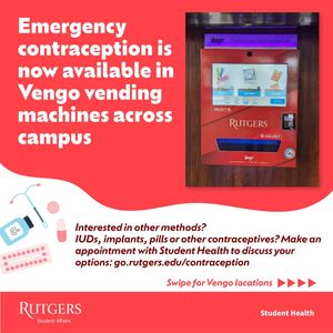 Image post by @rustudenthealth on Instagram