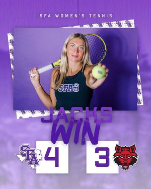 Image post by @sfa_tennis on Instagram
